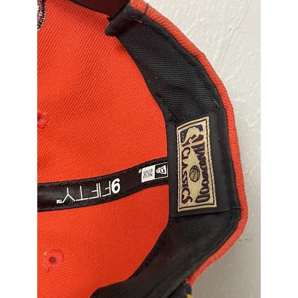 NY Knicks 9FIFTY Rare NBA Men's New Era Cap Black | Orange READ BELOW - Picture 9 of 10